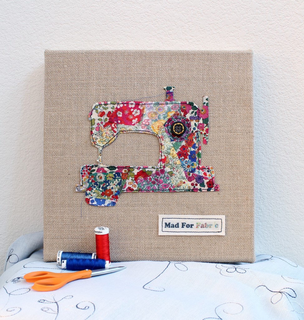 Custom Miniature Sewing Room With Liberty Fabric
